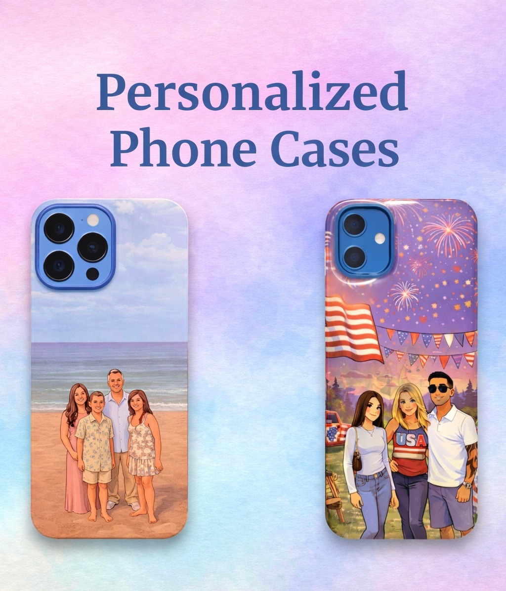 Personalized Beach & Fireworks Cases